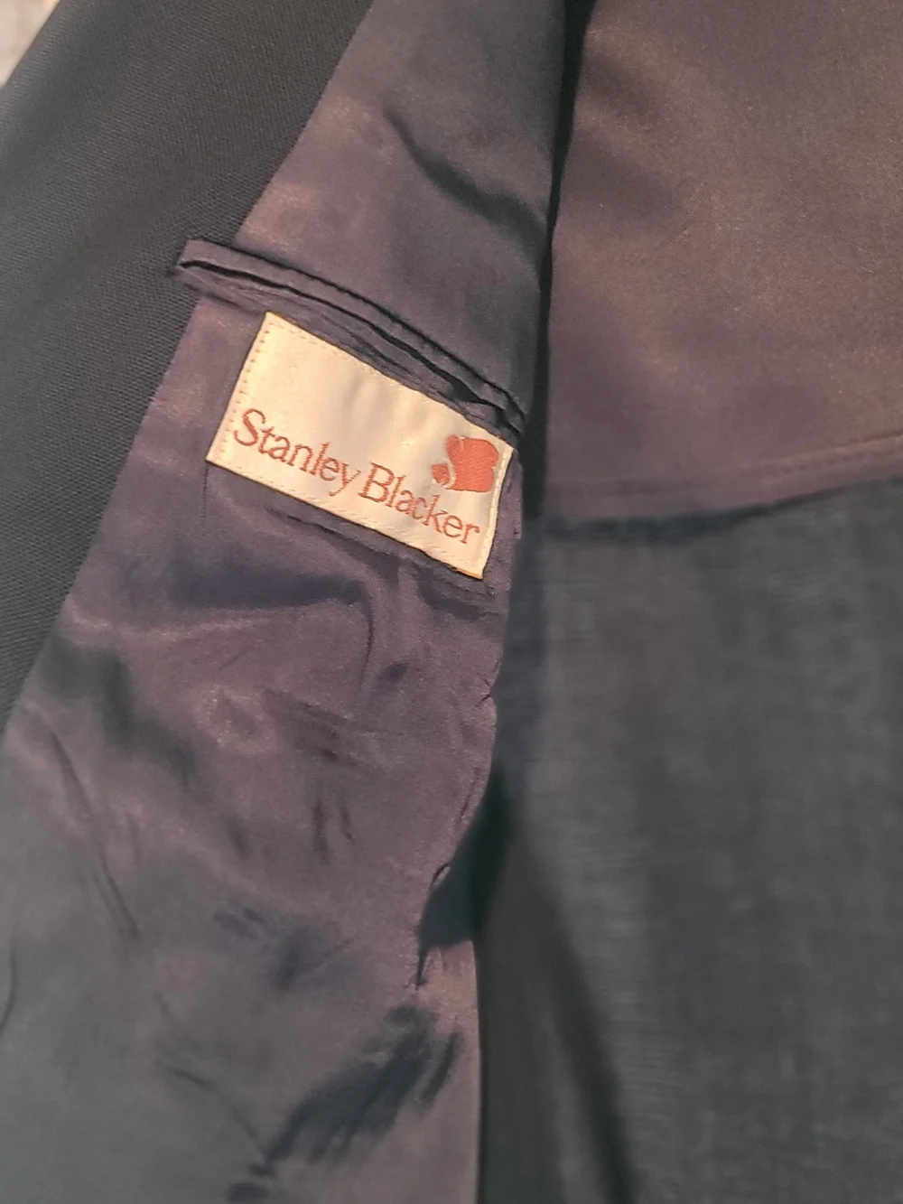 Men's Navy Sport Coat with Gold Buttons